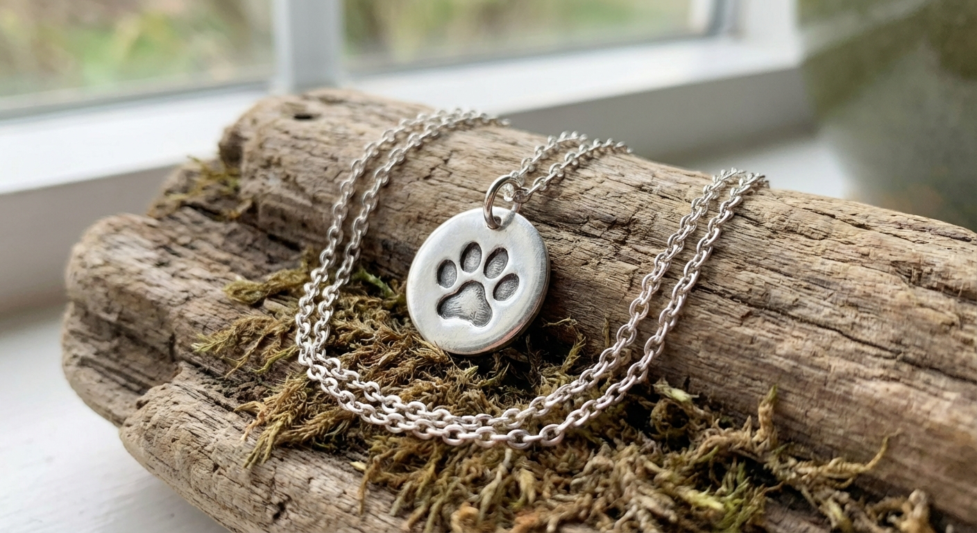 Paw Print Pendant